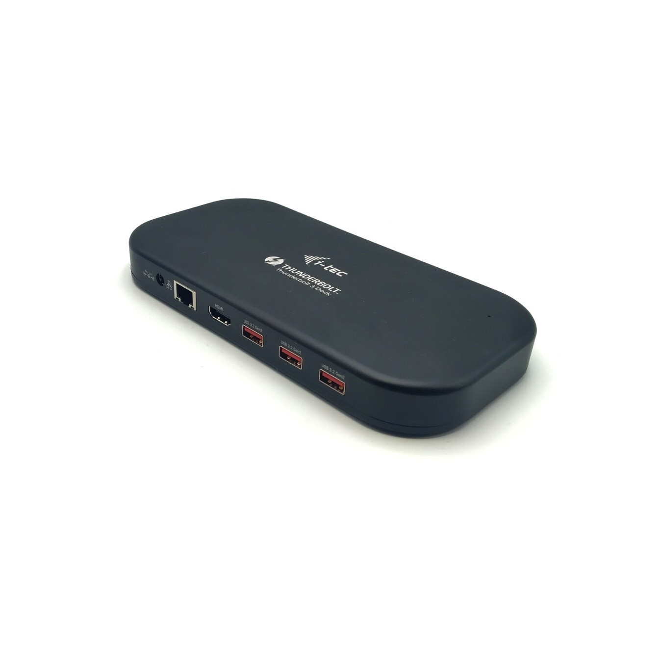DI-TEC TB 3 Dual 4K Docking - TB 3 - Black Aluminum, 85W PD, USB-C/USB-A, HDMI/DP, Ethernet — Buy in Cyprus with Fast Delivery