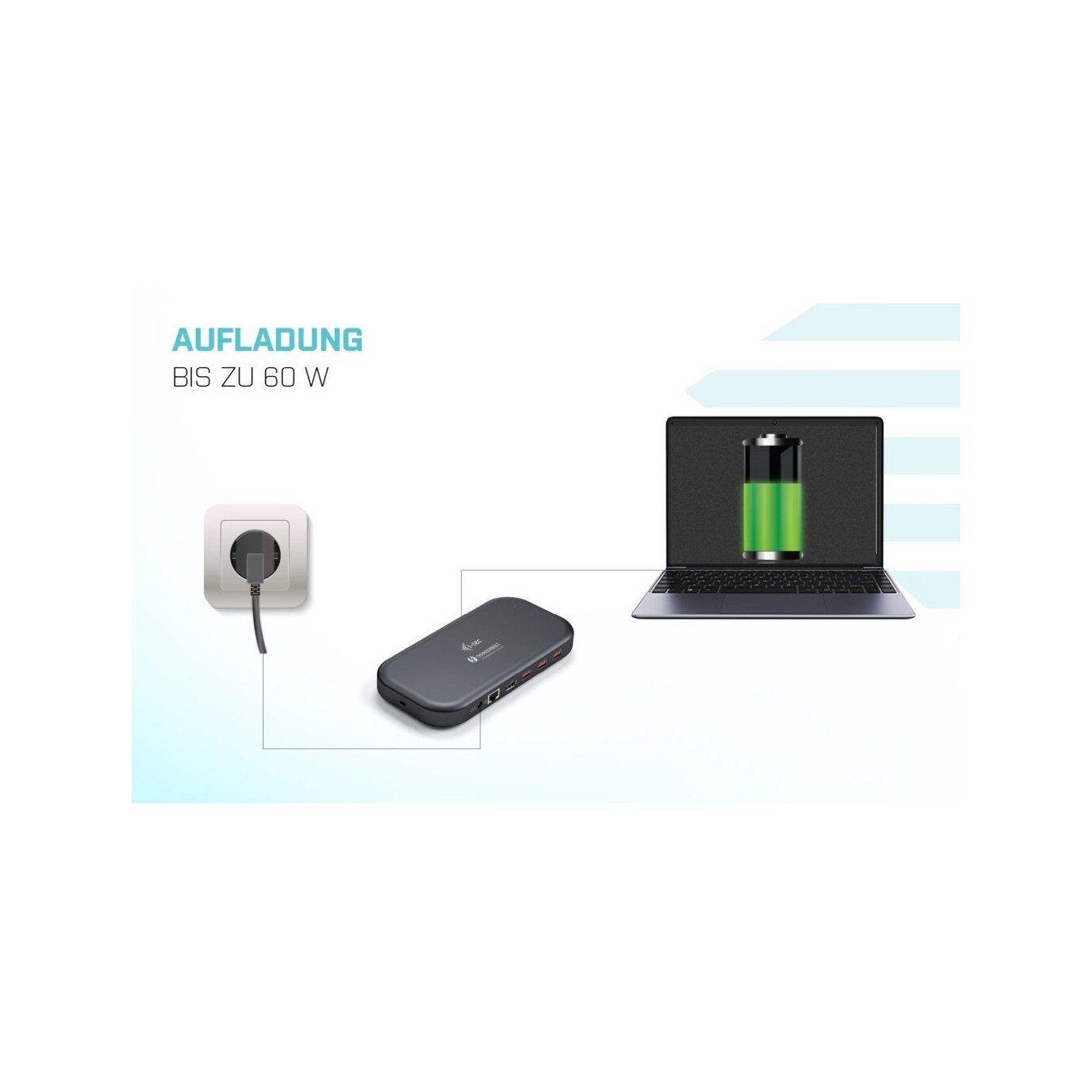 DI-TEC TB 3 Dual 4K Docking - TB 3 - Black Aluminum, 85W PD, USB-C/USB-A, HDMI/DP, Ethernet — Buy in Cyprus with Fast Delivery