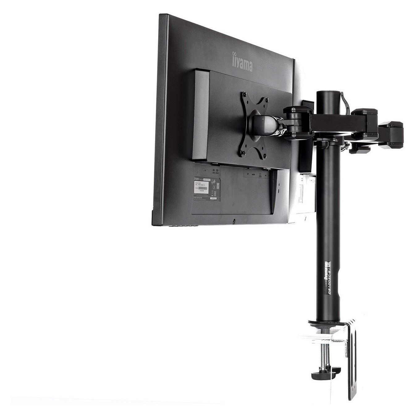 Z Iiyama DS1002C-B1 Dual Monitor Desk Clamp Arm - DS1002C-B1 - VESA 75x75 & 100x100 — Buy in Cyprus with Fast Delivery