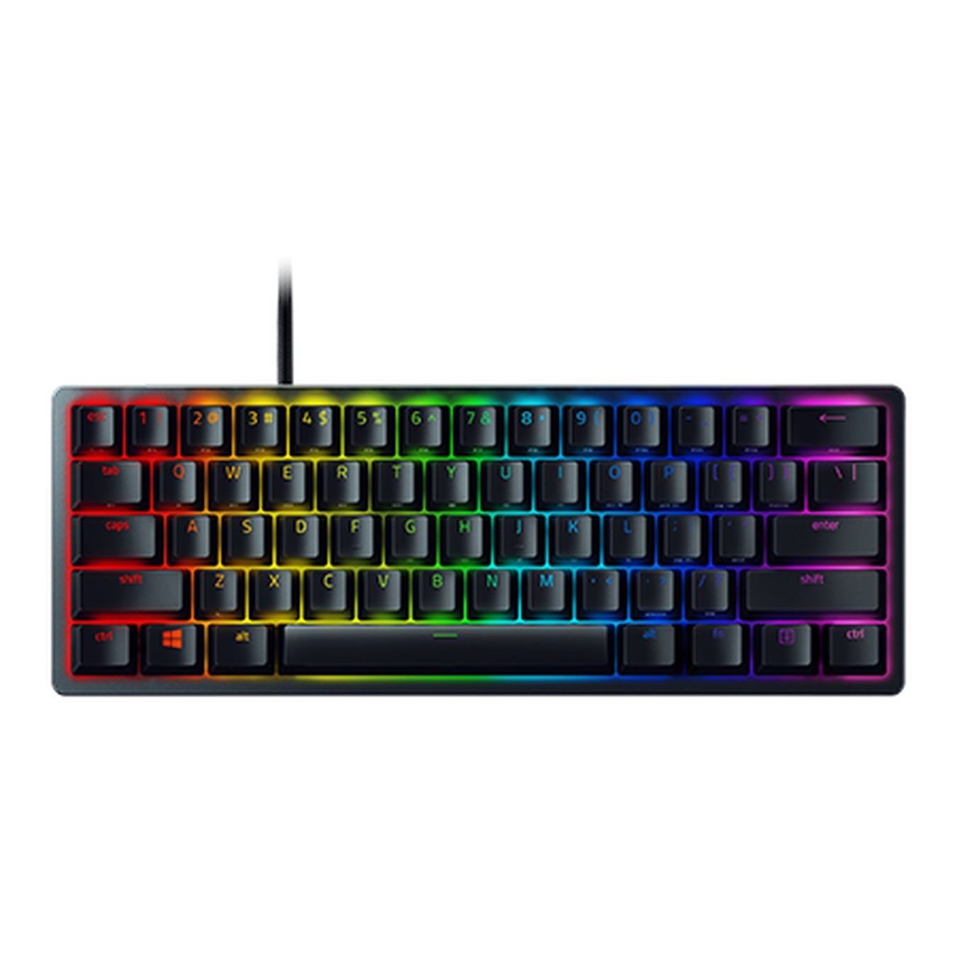 Razer Huntsman Mini - Optical Linear Red, DE Layout, 60% Keyboard, Black — Buy in Cyprus with Fast Delivery