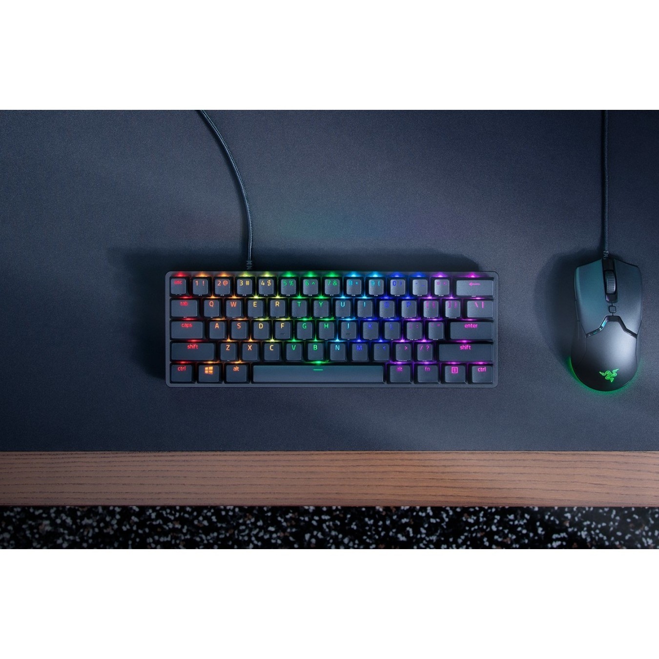 Razer Huntsman Mini - Optical Linear Red, DE Layout, 60% Keyboard, Black — Buy in Cyprus with Fast Delivery