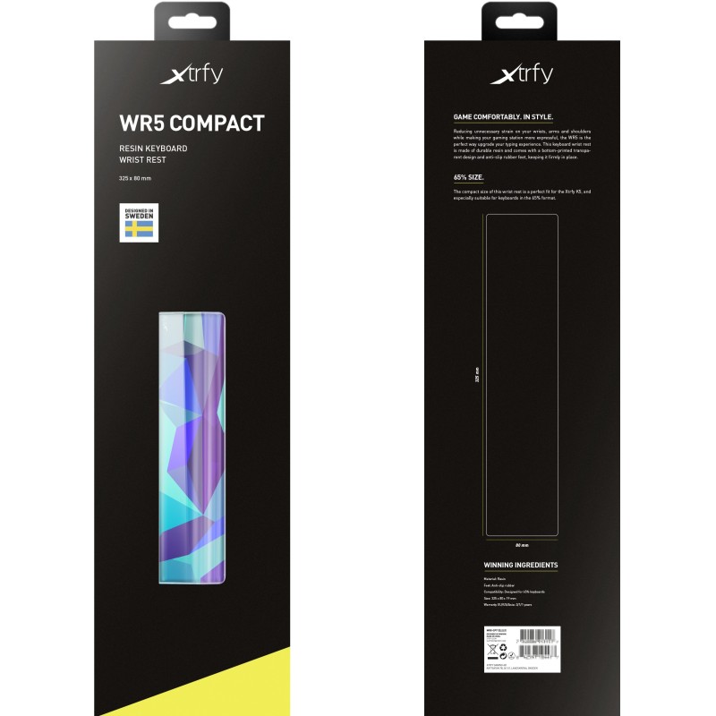 Buy CHERRY Xtrfy ZUB WR5 Compact Resin Wrist Rest - WR5 - Litus Blue in Cyprus, Nicosia, Limassol, Larnaka, Pafos