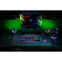 Razer BlackWidow V4 Green Switch Keyboard - V4 - Green Optical Switch, Per-Key RGB, Wired, 100% Full-Size, Windows