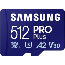 Buy CARD 512GB Samsung PRO Plus micro UHS-I U3 Full HD 4K UHD - microSD UHS-I U3 in Cyprus, Nicosia, Limassol, Larnaka, Pafos