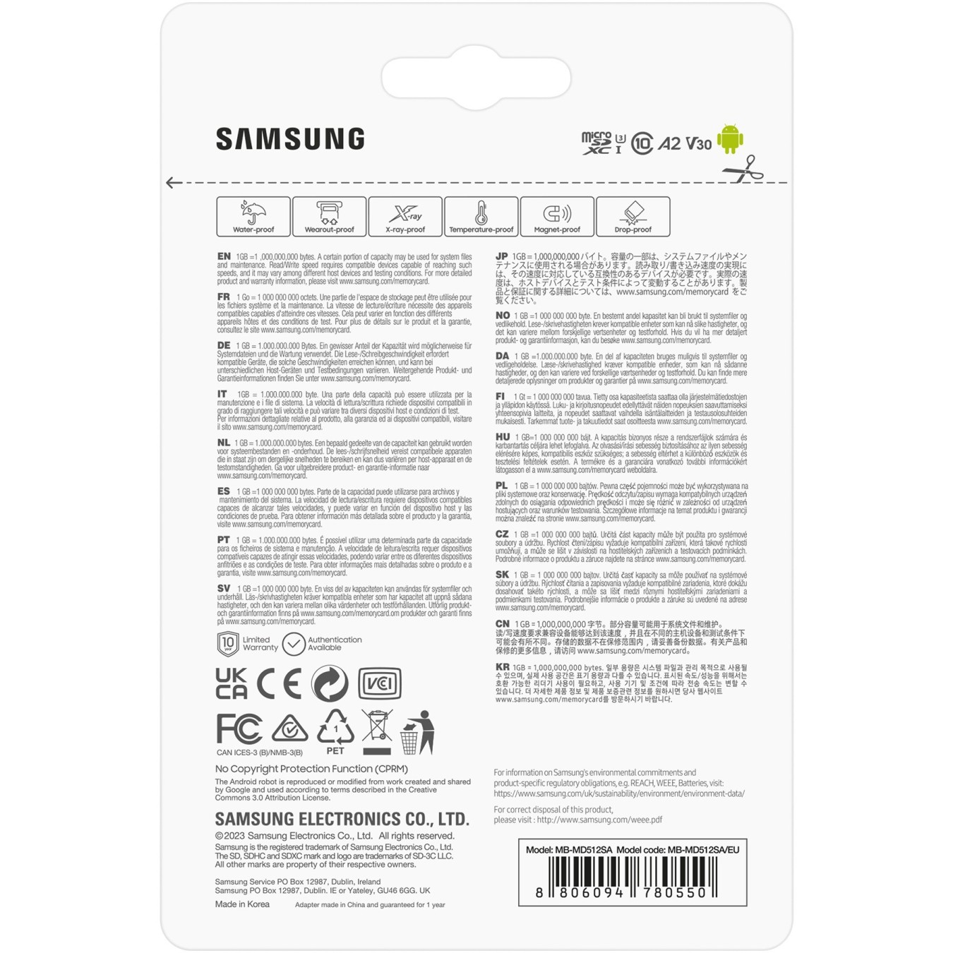 CARD 512GB Samsung PRO Plus micro UHS-I U3 Full HD 4K UHD - microSD UHS-I U3 — Buy in Cyprus with Fast Delivery