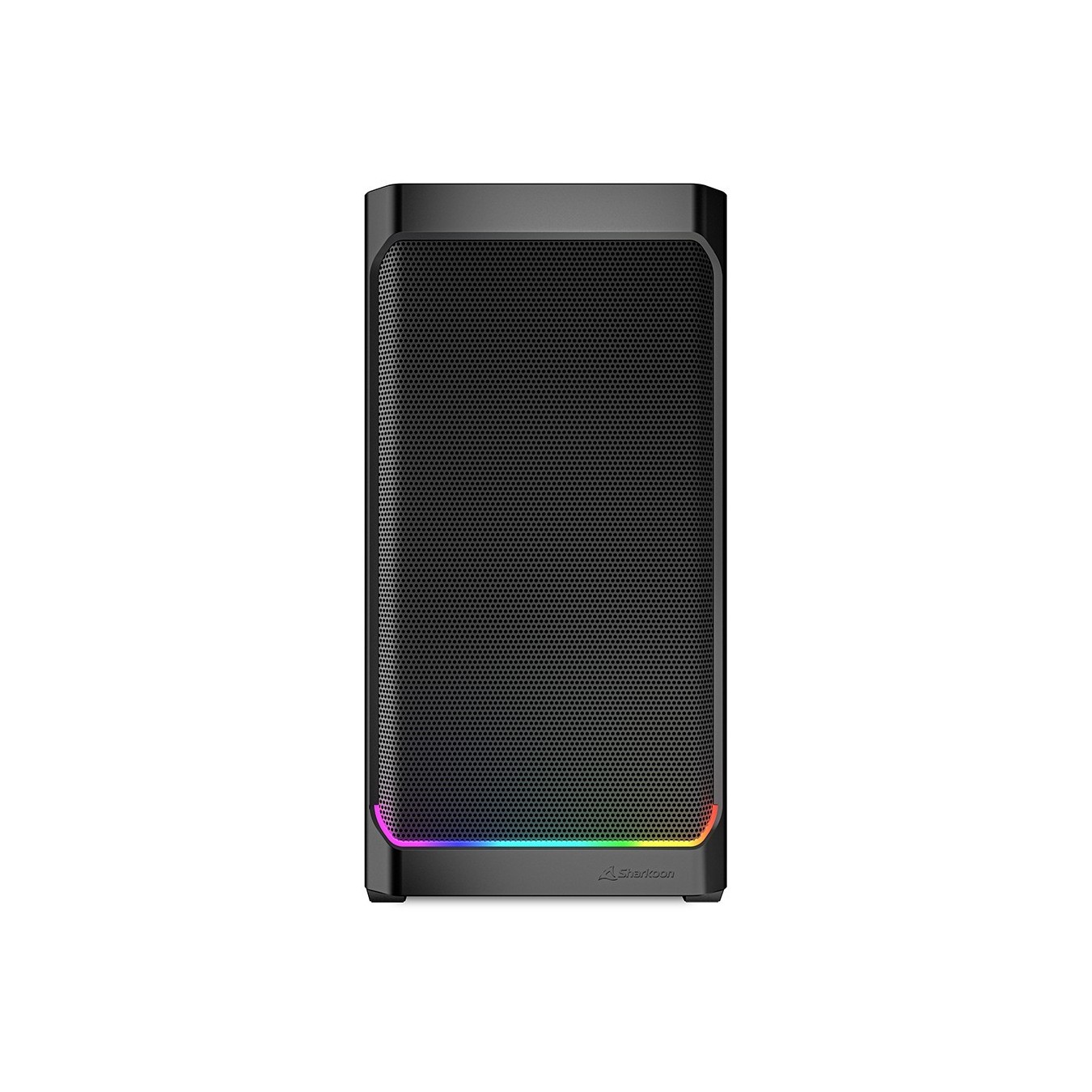 Sharkoon MK4W RGB Micro-ATX Case with Glass Panel - MK4W - RGB, Black — Buy in Cyprus with Fast Delivery
