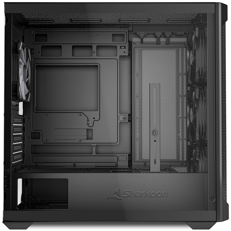Buy Sharkoon MK4W RGB Micro-ATX Case with Glass Panel - MK4W - RGB, Black in Cyprus, Nicosia, Limassol, Larnaka, Pafos