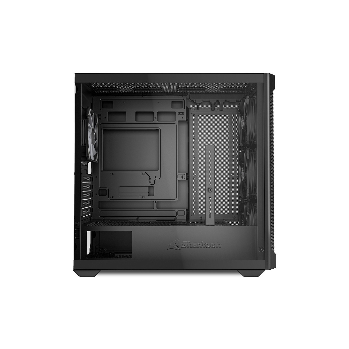 Sharkoon MK4W RGB Micro-ATX Case with Glass Panel - MK4W - RGB, Black — Buy in Cyprus with Fast Delivery