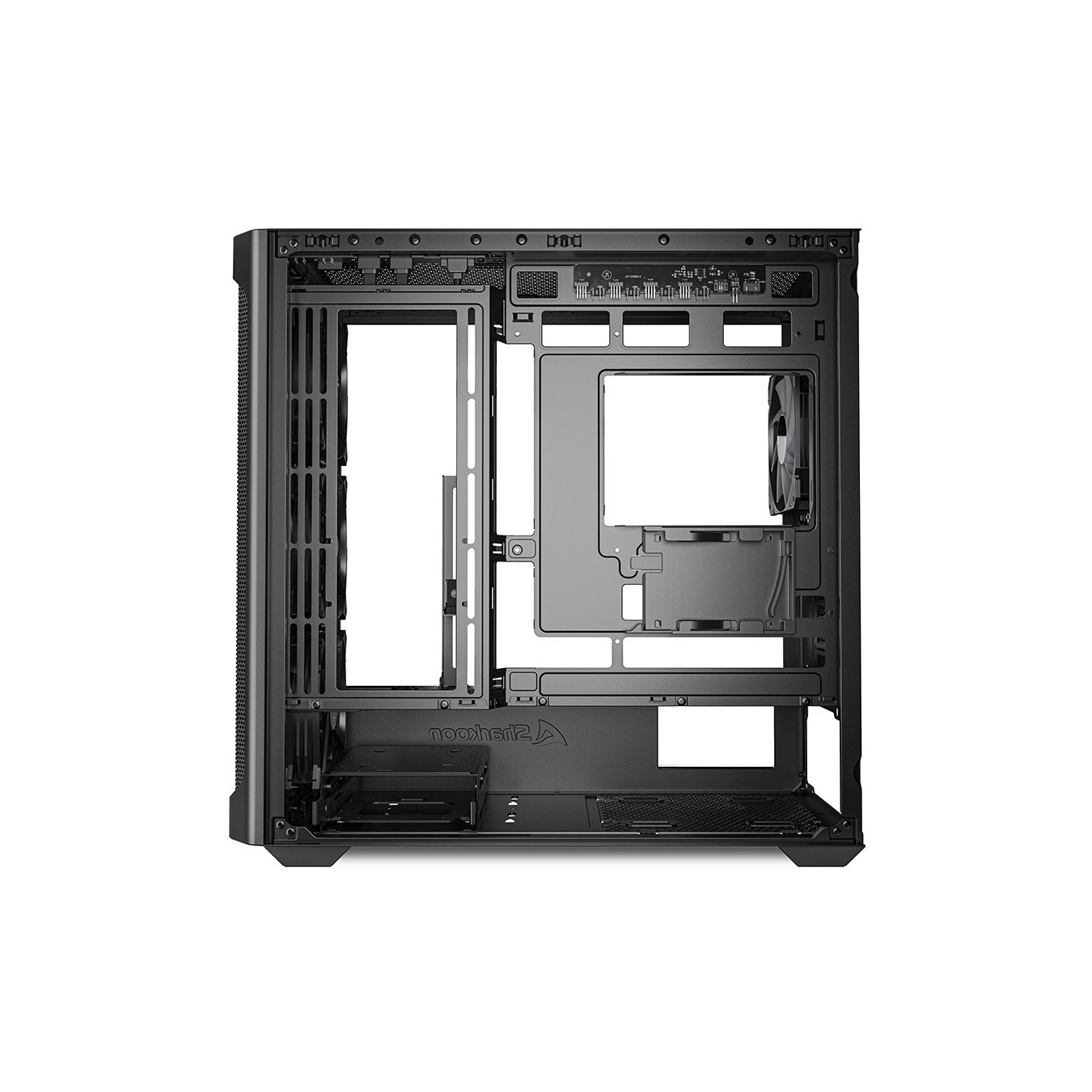 Sharkoon MK4W RGB Micro-ATX Case with Glass Panel - MK4W - RGB, Black — Buy in Cyprus with Fast Delivery