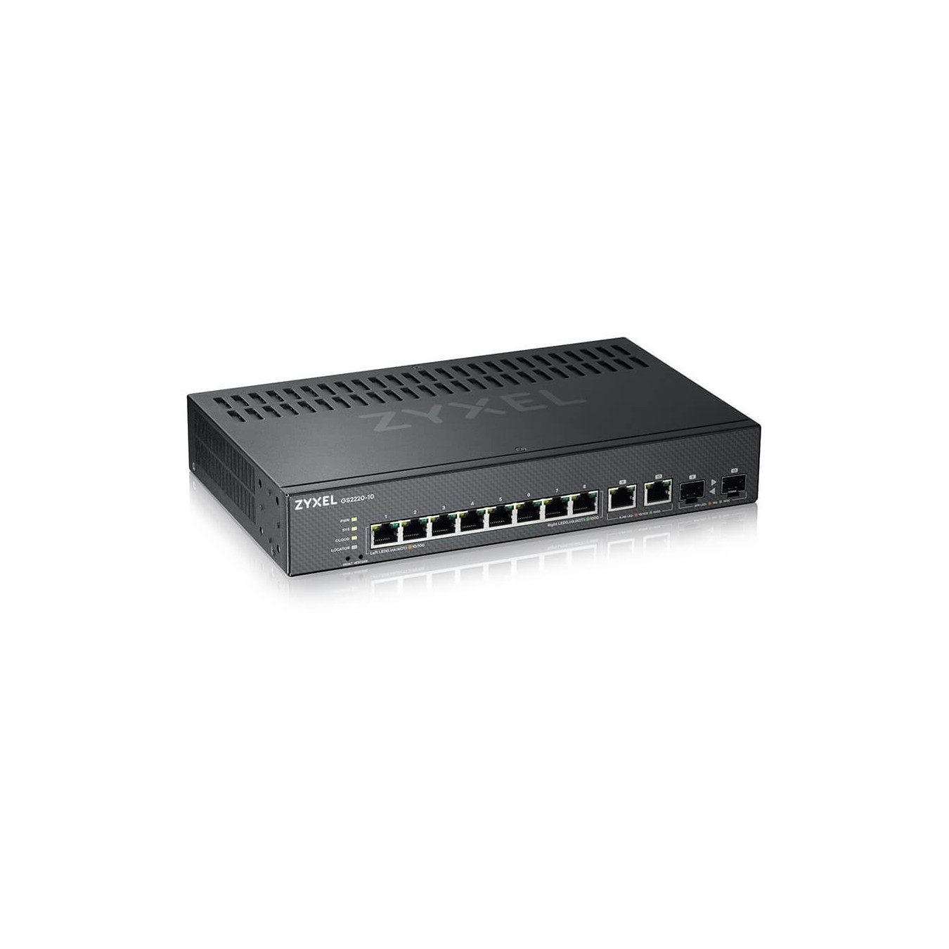 Zyxel 8+2P Network Switch - GS2220-10 M RM - 10-Port Gigabit, Rackmount, L2 Managed — Buy in Cyprus with Fast Delivery