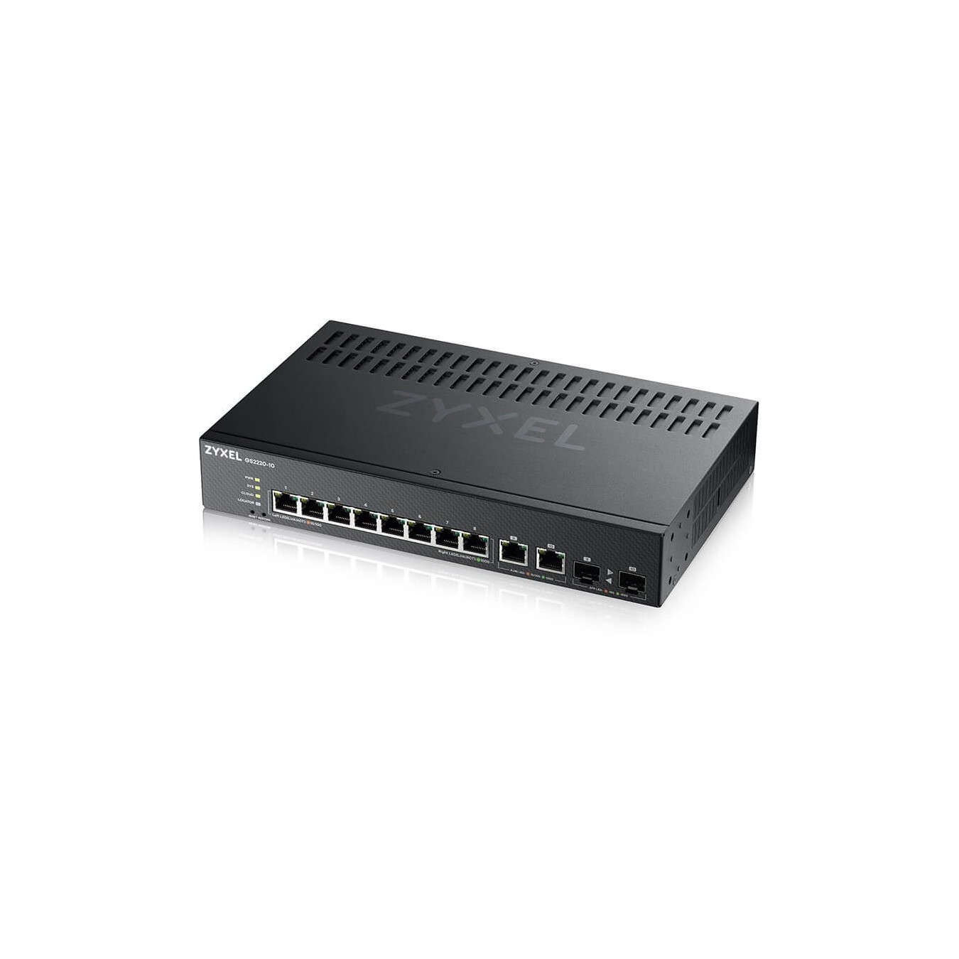 Zyxel 8+2P Network Switch - GS2220-10 M RM - 10-Port Gigabit, Rackmount, L2 Managed — Buy in Cyprus with Fast Delivery