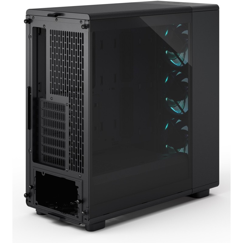 Buy Midi Fractal Epoch Black TG RGB Light tint - Mid Tower PC Case in Cyprus, Nicosia, Limassol, Larnaka, Pafos