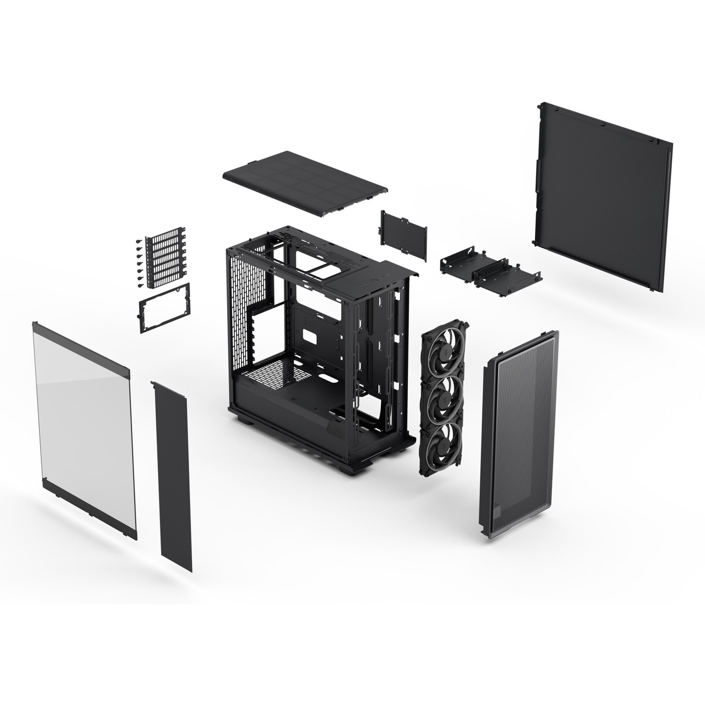 Fractal Design Epoch Black TG RGB Light Tint - Mid Tower PC Case — Buy in Cyprus with Fast Delivery