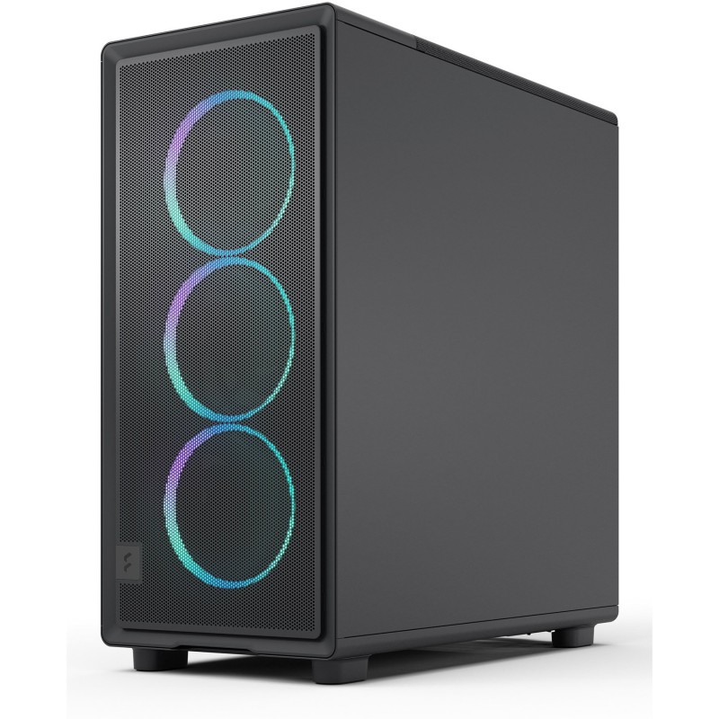 Buy Midi Fractal Epoch Black TG RGB Light tint - Mid Tower PC Case in Cyprus, Nicosia, Limassol, Larnaka, Pafos
