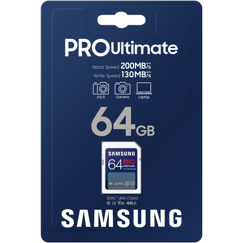 Buy CARD Card 64GB Samsung XC PRO Ultimate - XC PRO Ultimate - 64GB SD CL10 in Cyprus, Nicosia, Limassol, Larnaka, Pafos