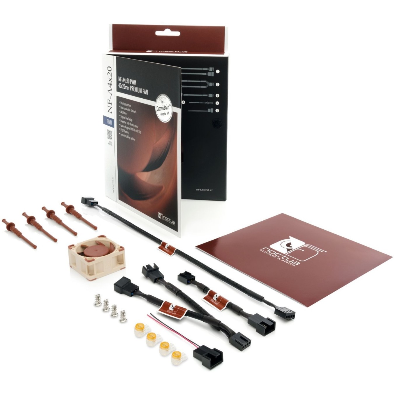 40mm Noctua NF-A4X20 PWM - NF-A4X20 PWM - 40x40x20mm, 4-pin PWM — Buy in Cyprus with Fast Delivery