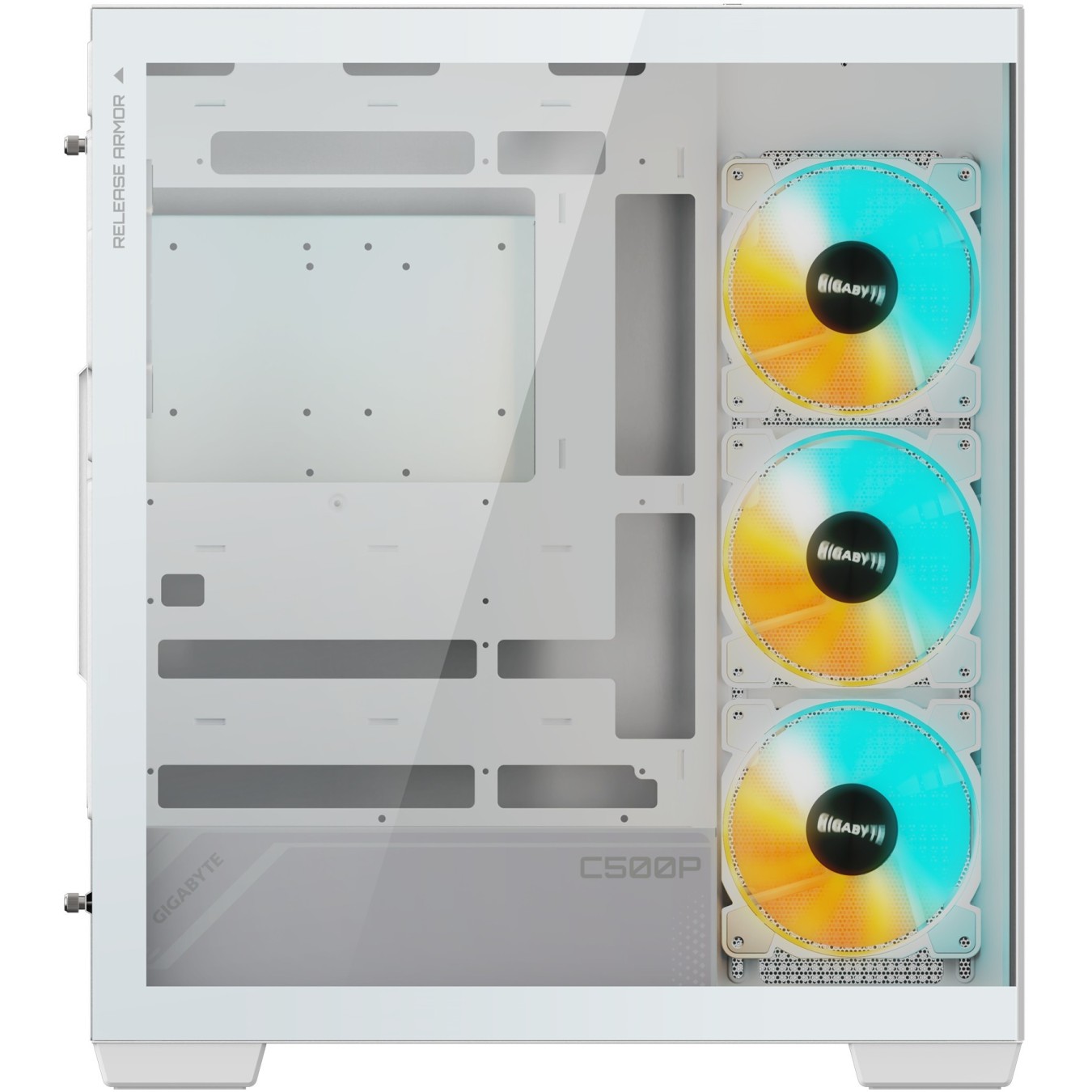 Midi GIGABYTE GB-C500PI ST RGB White - GB-C500PI - White RGB — Buy in Cyprus with Fast Delivery