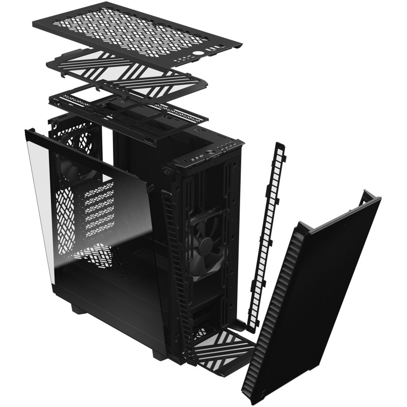 Buy Fractal Design Define 7 Compact Midi Tower Case - Black in Cyprus, Nicosia, Limassol, Larnaka, Pafos