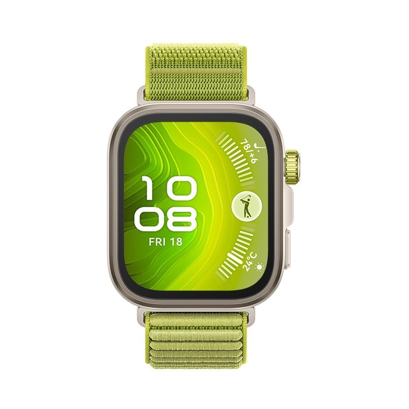 Buy Huawei Watch Fit 4 Pro Green Woven Strap - Characteristics (Green, Woven Strap) in Cyprus, Nicosia, Limassol, Larnaka, Pafos