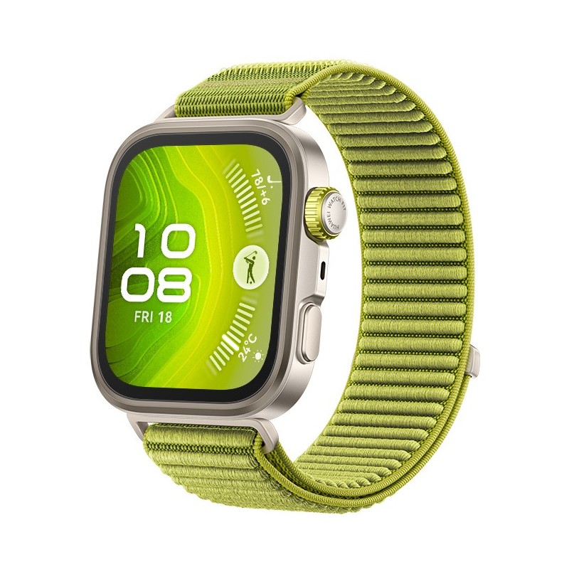 Buy Huawei Watch Fit 4 Pro Green Woven Strap - Characteristics (Green, Woven Strap) in Cyprus, Nicosia, Limassol, Larnaka, Pafos