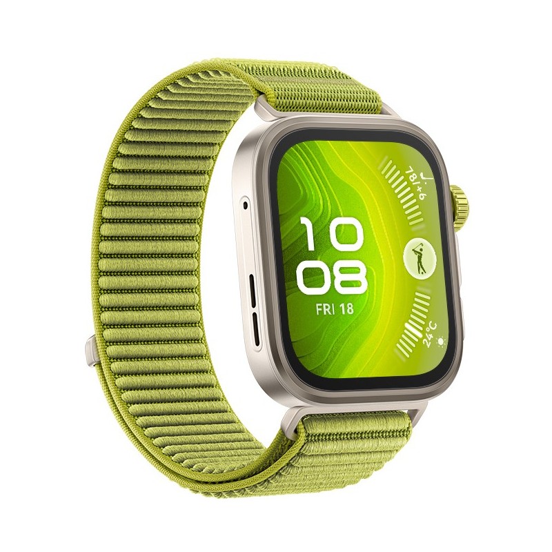 Buy Huawei Watch Fit 4 Pro Green Woven Strap - Characteristics (Green, Woven Strap) in Cyprus, Nicosia, Limassol, Larnaka, Pafos