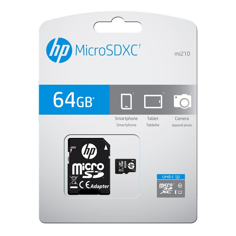 Buy CARD MicroSD HC 64GB PNY HP - mi210 - microSD, 64GB in Cyprus, Nicosia, Limassol, Larnaka, Pafos