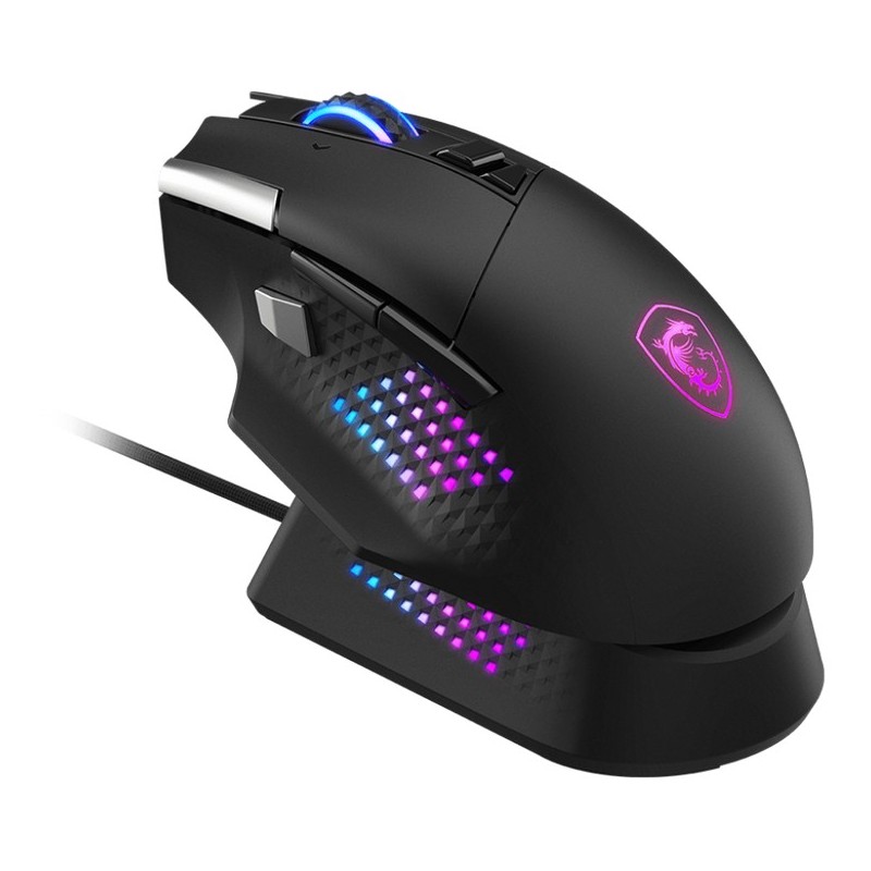 Buy MSI Versa Pro W + Mouse Dock Pro - Wireless gaming mouse with charging dock in Cyprus, Nicosia, Limassol, Larnaka, Pafos