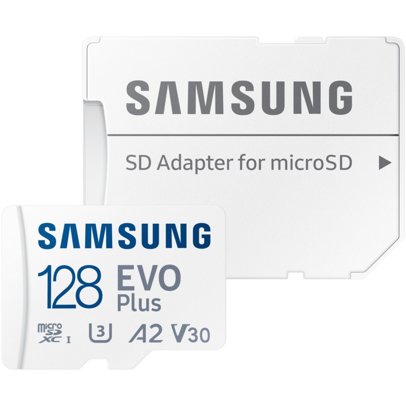 Buy Samsung EVO Plus microSDXC UHS-I U3 - 128GB incl. SD Adapter in Cyprus, Nicosia, Limassol, Larnaka, Pafos