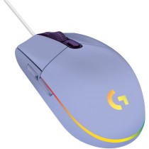 Logitech G203 LIGHTSYNC Gaming Mouse - G203 - White, Wired USB, 8000 DPI, Ambidextrous RGB — Buy in Cyprus with Fast Delivery