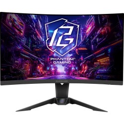 Buy ASRock PG27QRT2A - 27-inch Curved QHD Gaming Monitor, 180 Hz, HDMI DP in Cyprus, Nicosia, Limassol, Larnaka, Pafos