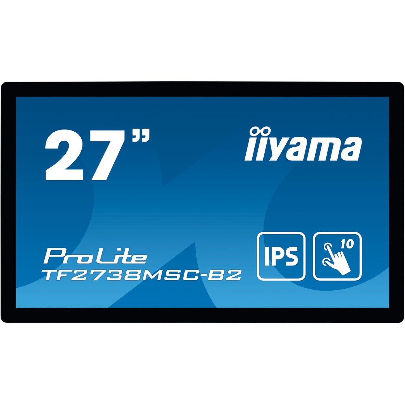 IIYAMA 68.6cm (27') - TF2738MSC-B2 - 16:9 M-Touch HDMI+DVI+DP — Buy in Cyprus with Fast Delivery