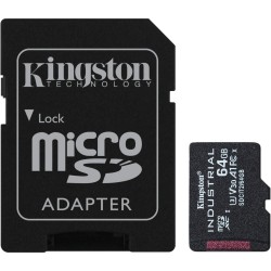 Buy CARD 64GB Kingston Industrial microSD - Industrial-grade microSD with adapter in Cyprus, Nicosia, Limassol, Larnaka, Pafos