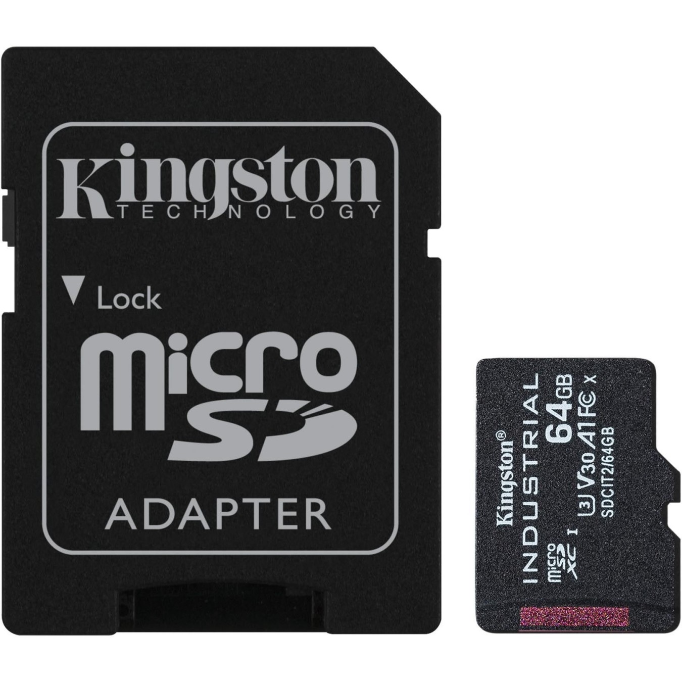 CARD 64GB Kingston Industrial microSD - Industrial-grade microSD with adapter — Buy in Cyprus with Fast Delivery