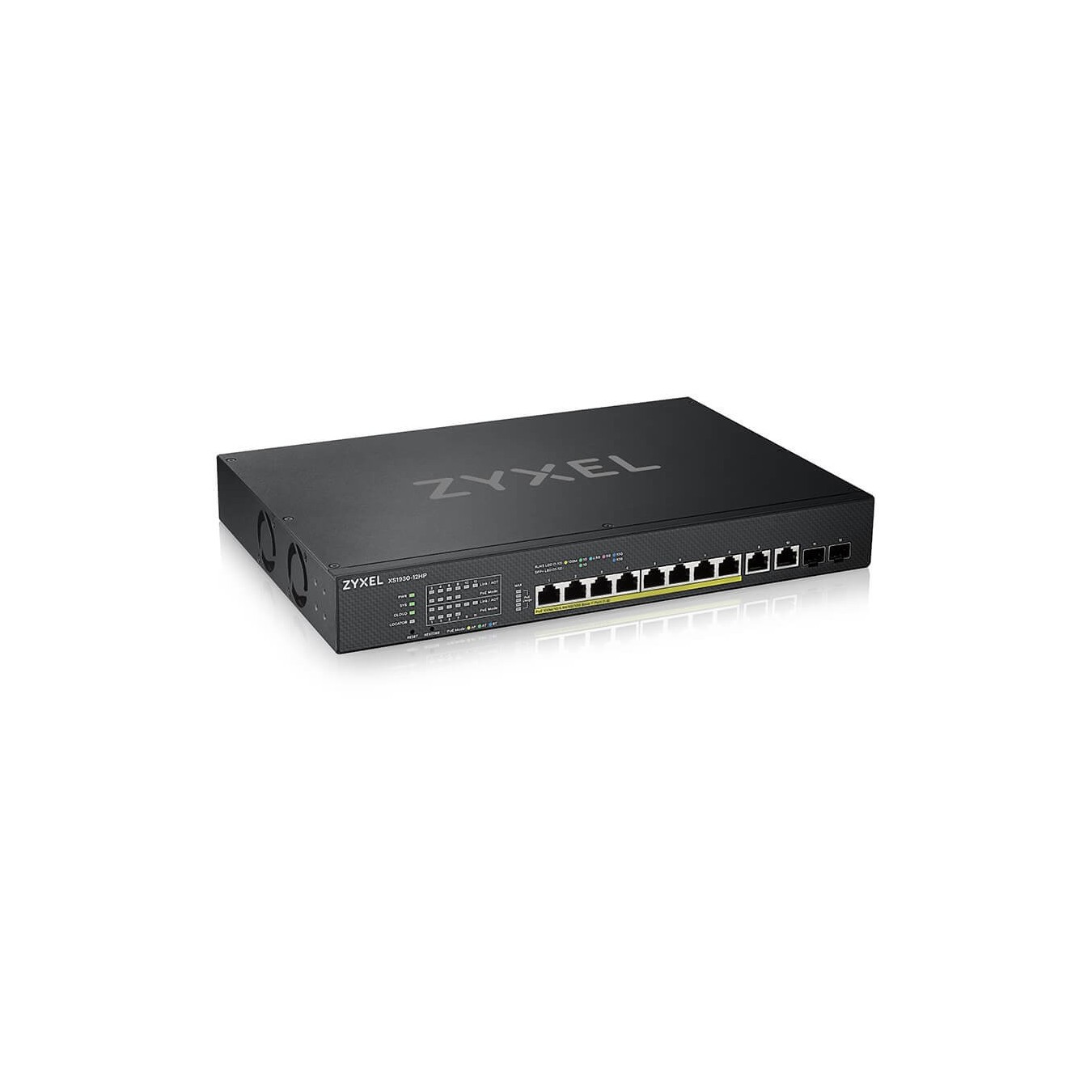 Zyxel 12-Port PoE Smart Rack-Mount Switch - XS1930-12HP - Web-managed — Buy in Cyprus with Fast Delivery