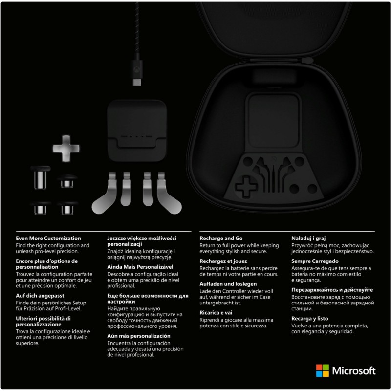 Buy Microsoft Xbox Elite Series 2 Complete Component Pack - Black in Cyprus, Nicosia, Limassol, Larnaka, Pafos