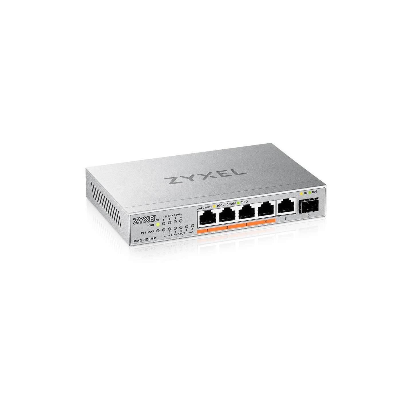 5P Zyxel MG-105HP POE - MG-105HP - 5-Port PoE Gigabit — Buy in Cyprus with Fast Delivery