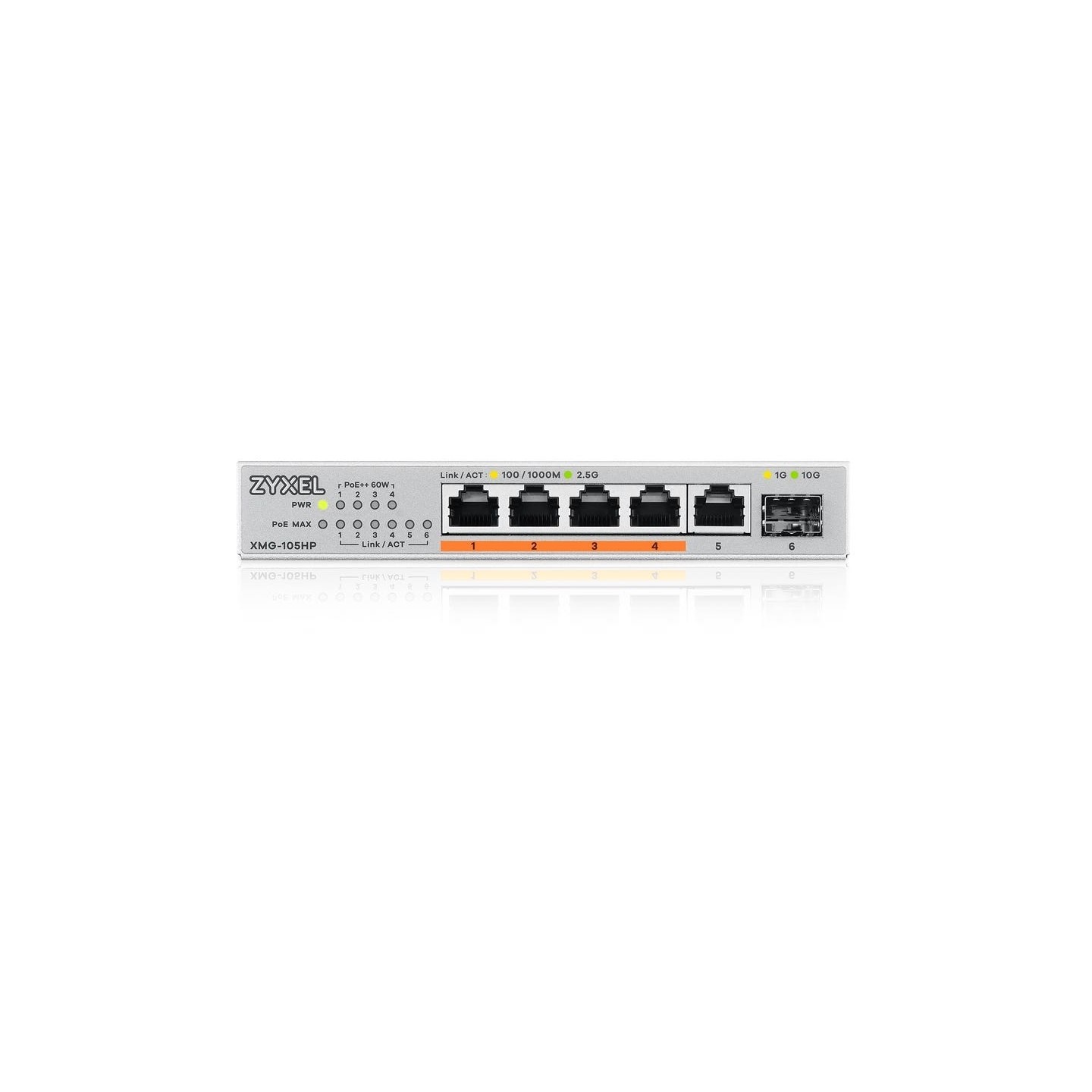 5P Zyxel MG-105HP POE - MG-105HP - 5-Port PoE Gigabit — Buy in Cyprus with Fast Delivery