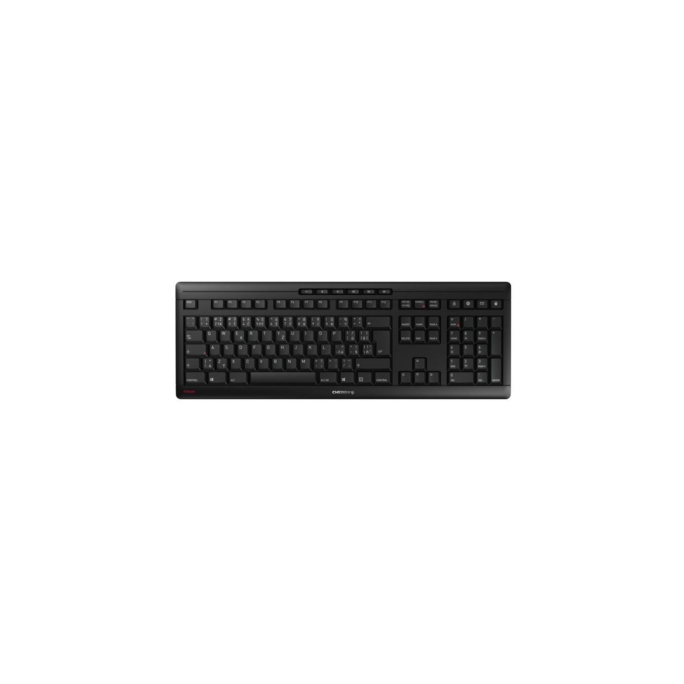 Cherry Stream Black Keyboard - Characteristics (Color: Black) — Buy in Cyprus with Fast Delivery