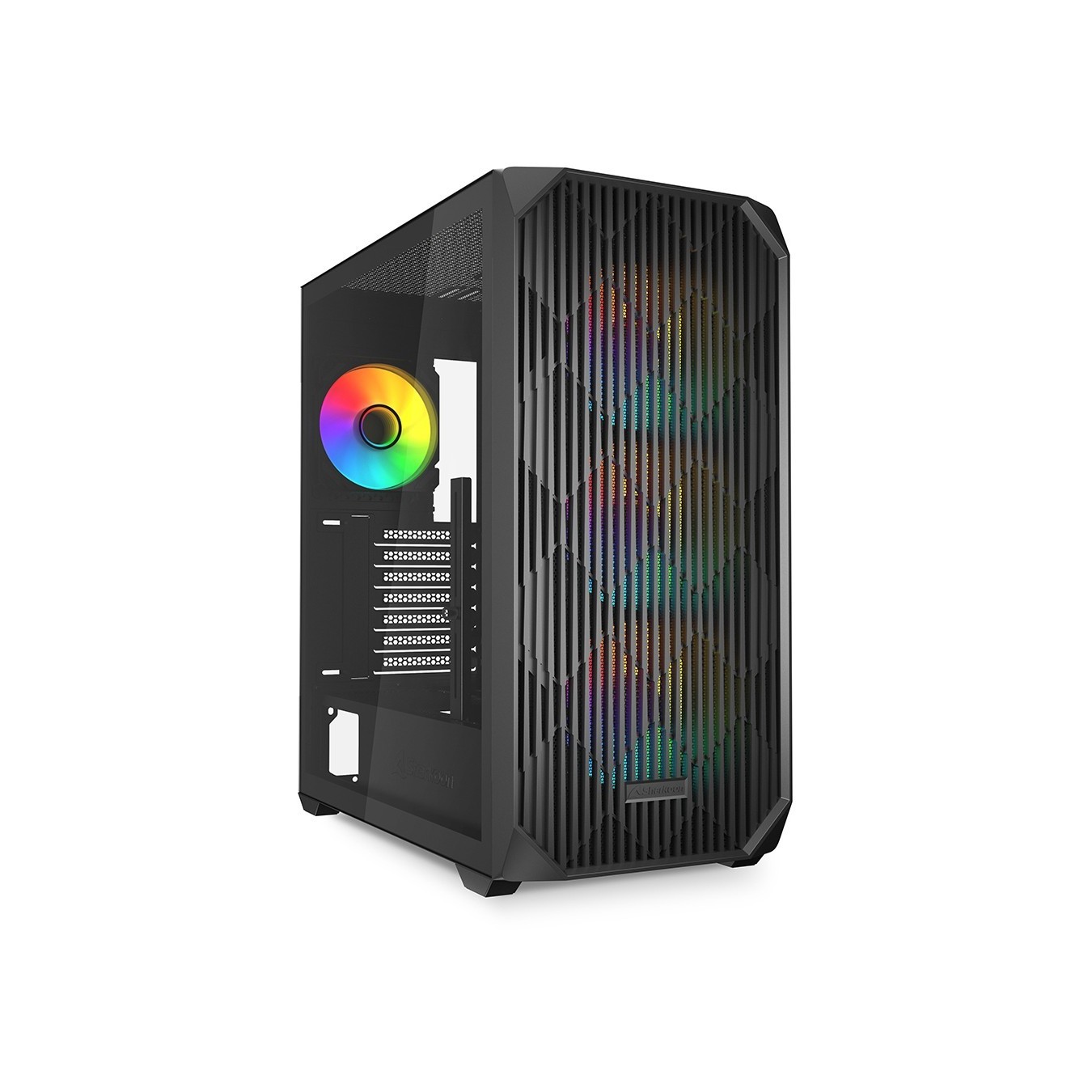 Sharkoon AK3 RGB ATX 1xGlas Black - AK3 RGB - Glass-side ATX mid-tower with RGB — Buy in Cyprus with Fast Delivery