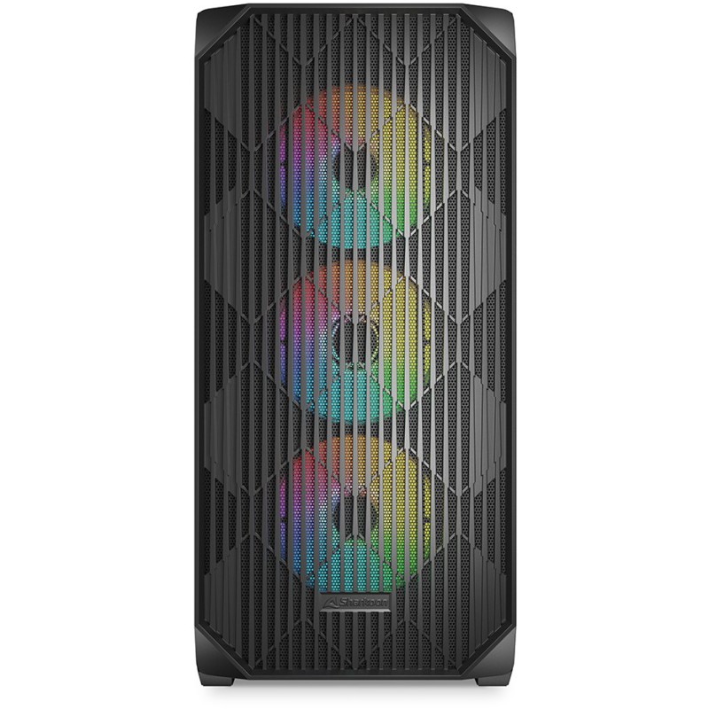 Buy Sharkoon AK3 RGB ATX 1xGlas Black - AK3 RGB - Glass-side ATX mid-tower with RGB in Cyprus, Nicosia, Limassol, Larnaka, Pafos