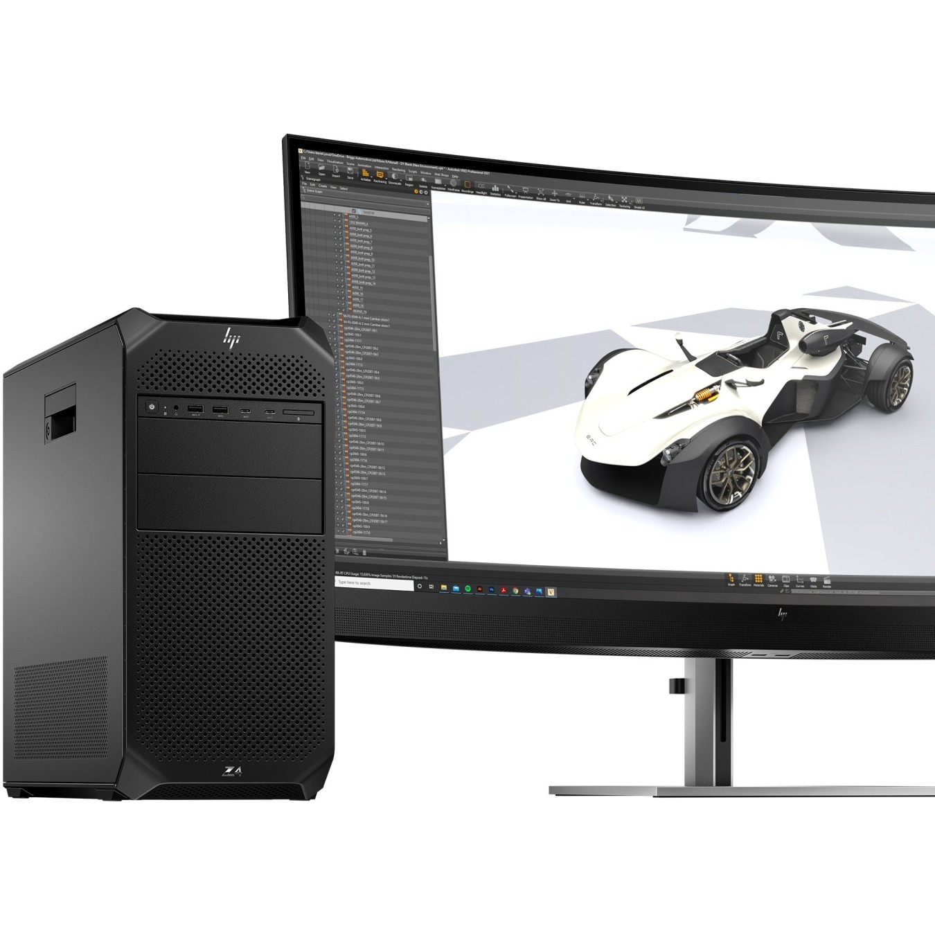 HP Z4 G5 Tower Workstation - W3-2545 - 64 GB RAM, 1 TB SSD, RTX A4500, Windows 11 Pro — Buy in Cyprus with Fast Delivery
