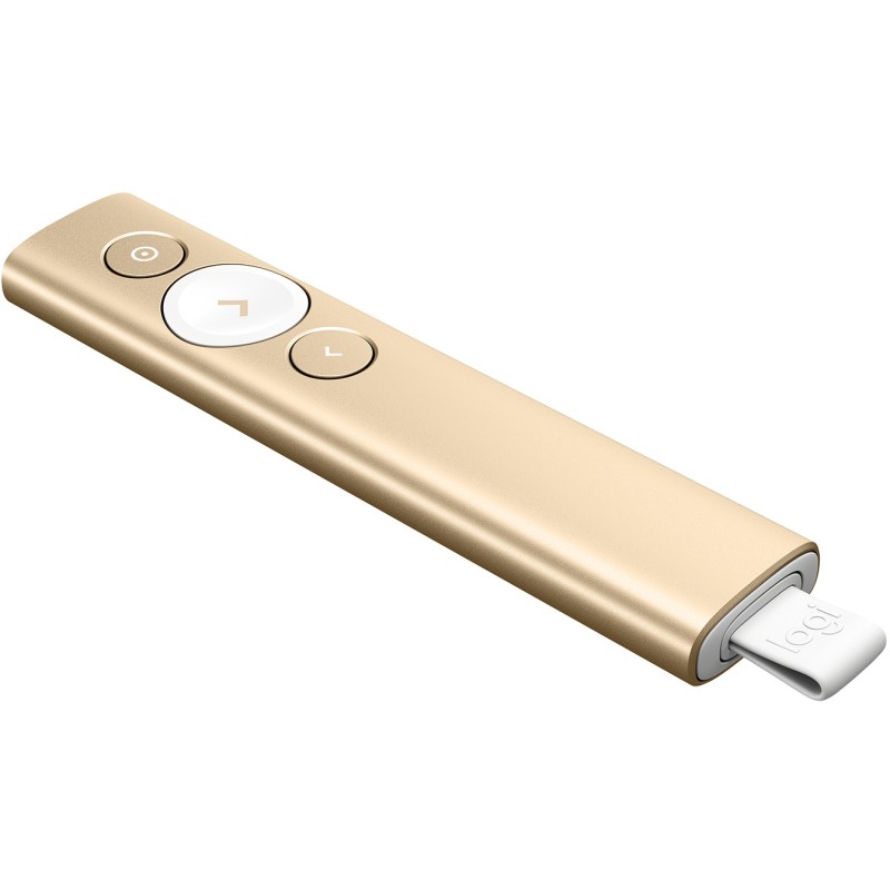 Buy Logitech wireless Presenter Spotlight Gold - Characteristics (Gold, Tri-Mode... in Cyprus, Nicosia, Limassol, Larnaka, Pafos