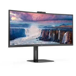 Buy AOC 34'' Curved Monitor CU34V5CW BK - 1000R VA, UWQHD 3440x1440, USB-C/HDMI/DP in Cyprus, Nicosia, Limassol, Larnaka, Pafos