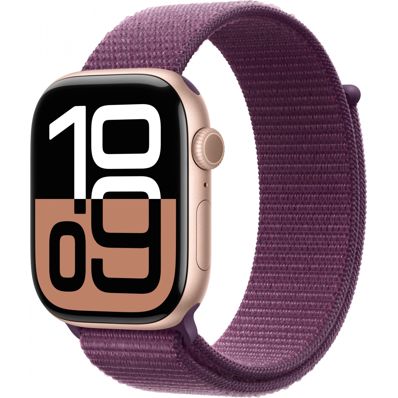 Apple Watch Series 10 GPS + Cellular 46mm - (Rose Gold Aluminium Case, Plum Sport Loop) — Buy in Cyprus with Fast Delivery