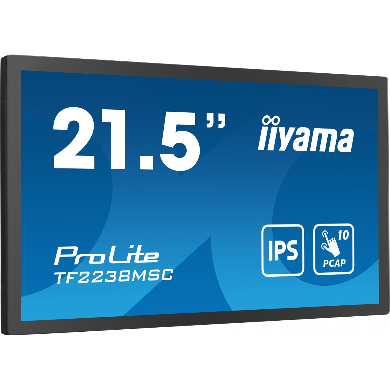 IIYAMA 21.5-inch Touch IPS Monitor - TF2238MSC-B1 - Flat, 16:9, HDMI+DP+USB — Buy in Cyprus with Fast Delivery
