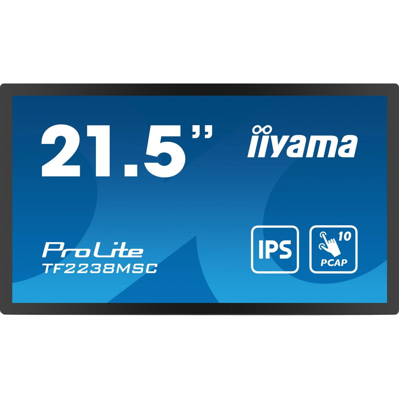 IIYAMA 21.5-inch Touch IPS Monitor - TF2238MSC-B1 - Flat, 16:9, HDMI+DP+USB — Buy in Cyprus with Fast Delivery