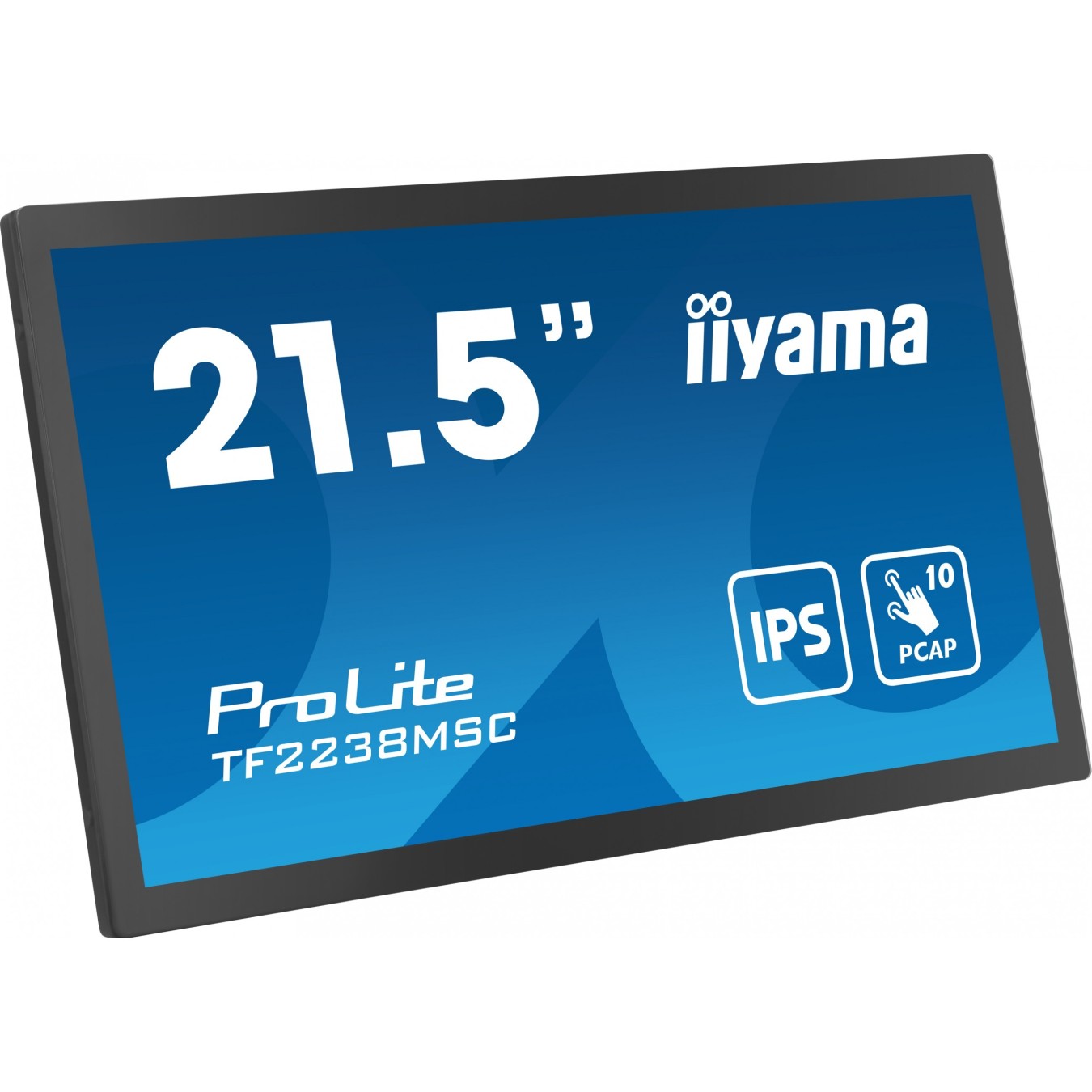 IIYAMA 21.5-inch Touch IPS Monitor - TF2238MSC-B1 - Flat, 16:9, HDMI+DP+USB — Buy in Cyprus with Fast Delivery