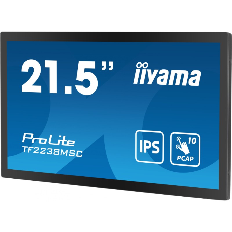 Buy IIYAMA 21.5-inch Touch IPS Monitor - TF2238MSC-B1 - Flat, 16:9, HDMI+DP+USB in Cyprus, Nicosia, Limassol, Larnaka, Pafos