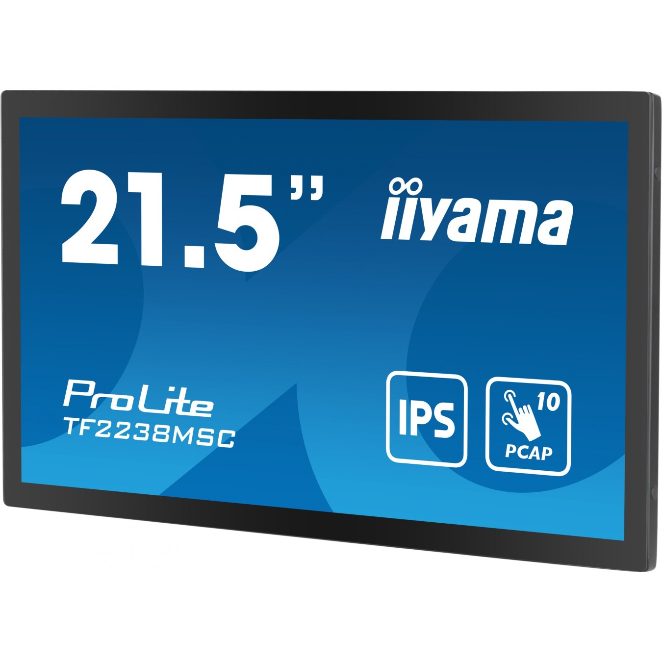 IIYAMA 21.5-inch Touch IPS Monitor - TF2238MSC-B1 - Flat, 16:9, HDMI+DP+USB — Buy in Cyprus with Fast Delivery