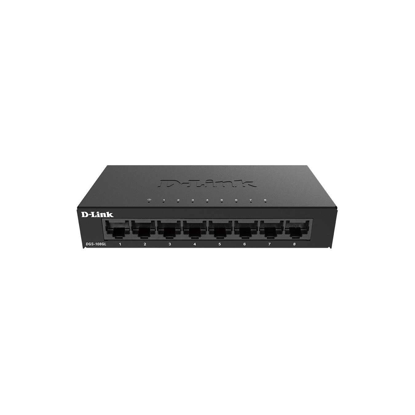 8P D-Link DGS-108GL - 8-Port Gigabit Unmanaged, Fanless Desktop Switch — Buy in Cyprus with Fast Delivery